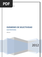 Exámenes+selectividad+electrotecnia 2009-2011