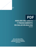 Julien Dupuy - Análisis Del Gasto y Financiamiento en Salud en Bolivia 2003-2010