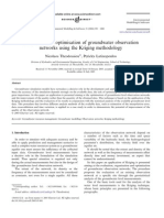 Evaluation and Optimisation of Groundwater Observation Networks Using The Kriging Methodology