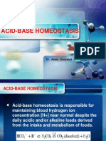 Acid-Base Homeostasis: Dr. Abeer Khurshid