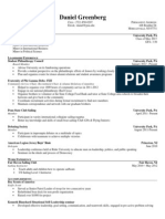 DGreenberg Resume