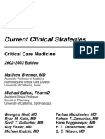 Current Clinical Strategies - Critical Care Medicine (Lb. Engleză)