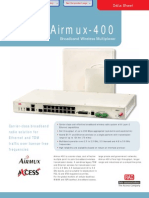 Airmux-400: Broadband Wireless Multiplexer