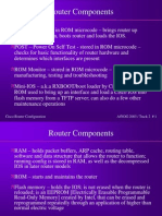 Router Components: Cisco Router Configuration Afnog 2003 / Track 2 # 1