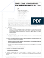 Plan Anual de Trabajo de Tutoría - 2011