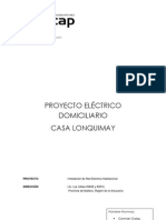 Proyecto Electrico Casa Lonquimay