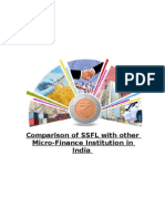 Comparison of SSFL With Other Micro-Finance Institution in India