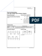 DM7406 Hex Inverting Buffers With High Voltage Open-Collector Outputs