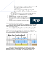 Using Solver Table