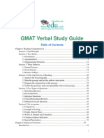 GMAT Verbal Study Guide