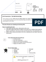 8 Oral Presentation Task Sheet