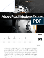 Abbey Road Modern Drums Manual English