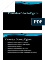 Cimentos Odontol-Gicos (Modo de Compatibilidade