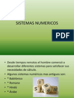 Presentacion SISTEMAS NUMERICOS