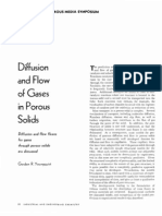 Diffusion and Flow of Gases in Porous Solids