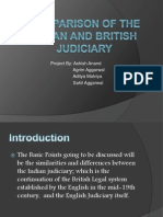 Comparison of The Indian and British Judiciary