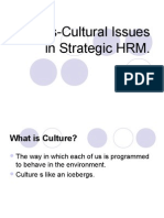 Cross-Cultural Issues in Strategic HRM