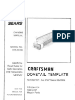 Craftsman Dovetail Template