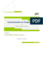 IDLC Communication On Progress 2010 Final