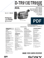 Service Manual: Video Camera Recorder