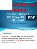 MUDANÇAS NA EUROPA - PPTX Aula 7º Ano