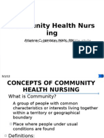 Community Health Nurs Ing: Click To Edit Master Subtitle Style