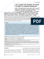 Population Status of A Cryptic Top Predator: An Island-Wide Assessment of Tigers in Sumatran Rainforests