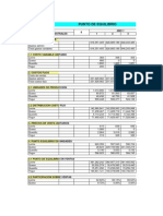 Punto de Equilibrio en Excel