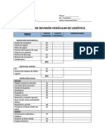 Check List de Revisión Vehicular de Logística