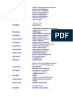 Aerospace Contacts