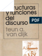 Van Dijk, Teun A. - Estructuras y Funciones Del Discurso