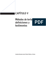 Metodos de Tortura - Definiciones y Testimonios