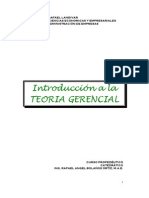 Introducción Teoria Gerencial