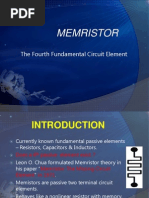 Memristor: The Fourth Fundamental Circuit Element