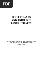 Tax Updates For June 2012 Exams