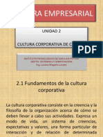 Fundamentos de La Cultura Corporativa