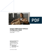 Catalyst 3560 Switch Software Configuration Guide: Cisco IOS Release 12.2 (44) SE January 2008