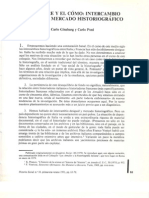 Ginzburg, Carlos y Poni Carlo - El Nombre y El Cómo. Intercambio Desigual y Mercado Historiográfico