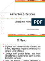 Apostila de Cardapios e Menus