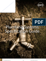 2008 ASPE Plumbing System Spec Guide