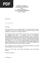 Solicitation Letter