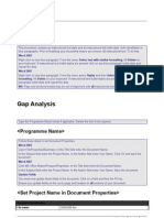 0000 Business Analysis Template Gap Analysis v006