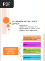 Entrevista Psicologica Clinica