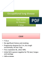 Occupational Lung Disease