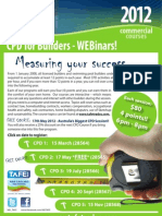 Measuring Your Success...... : CPD For Builders - Webinars!