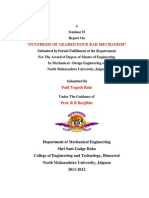 SeminarII On Sysnthesis of Geared Four Bar Mechanism