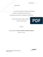 For Indicators of Positive Development Conference March 12-13, 2003