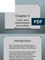 CHAP 5 - Cash & Marketable Securities MGT