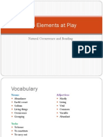 The Elements at Play: Natural Occurrence and Bonding