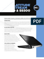 Dell Latitude E6400 E6500 Spec Sheet